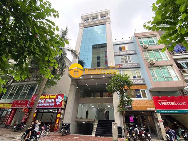 Bán gấp tòa nhà văn phong 9 tầng mặt phố dich vong hâu. Dt 130m2. Mt 8m. giá 70 tỷ