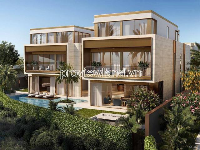 Bán dinh thự mặt sông The Rivus Vinhomes Grand Park, 2 mặt sông, 560m2, 3 tầng,1 hầm