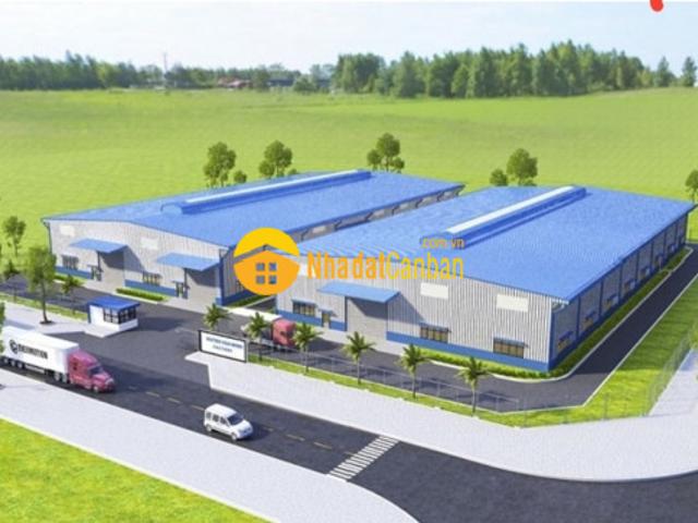 Bán kho xưởng kcn hải sơn, đức hoà, long an. Dt đất 11800m2, giá 103 tỷ
