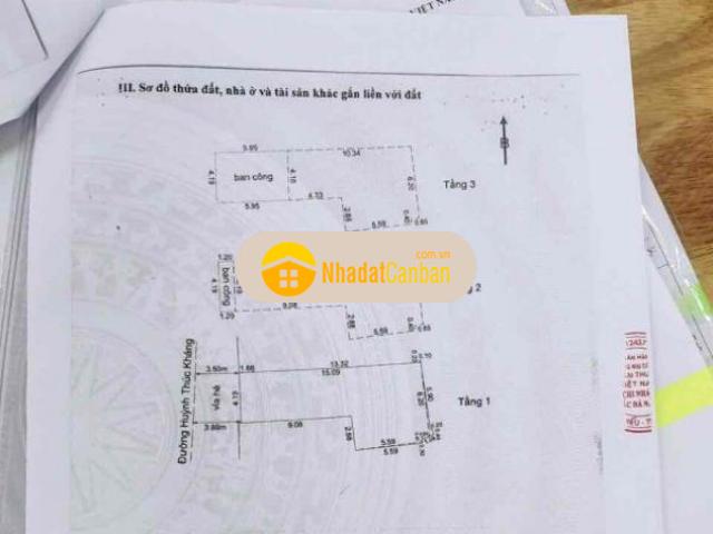 Bán lỗ căn nhà 3 tầng mt huỳnh thúc kháng