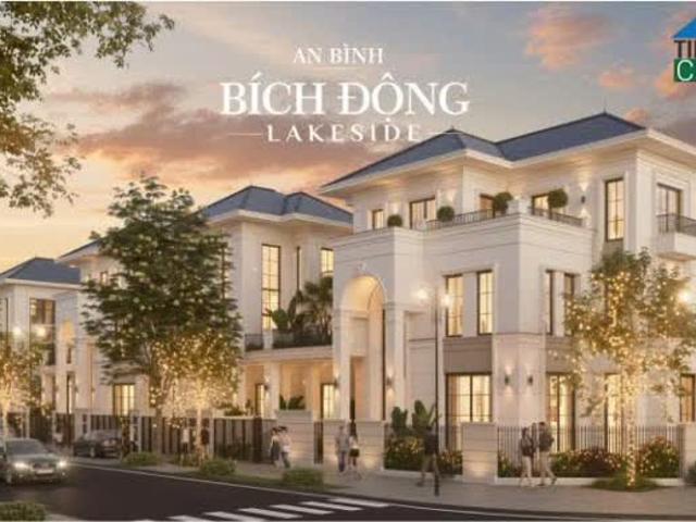 Bán lô góc Bích Động Lakeside 97m² Mặt đường lớn 22m Mặt tiền 6m giá chỉ 70 triệu /m2