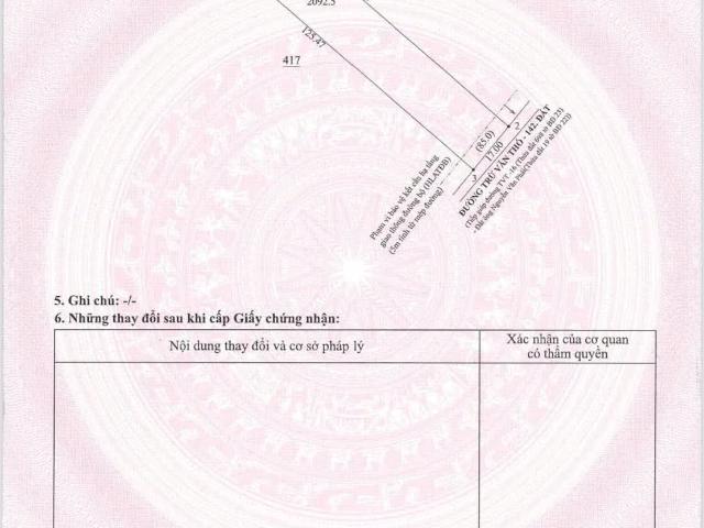 Bán Lô Đất Vườn Bưởi Diện Tích 2100M2 Tại Trừ Văn Thố