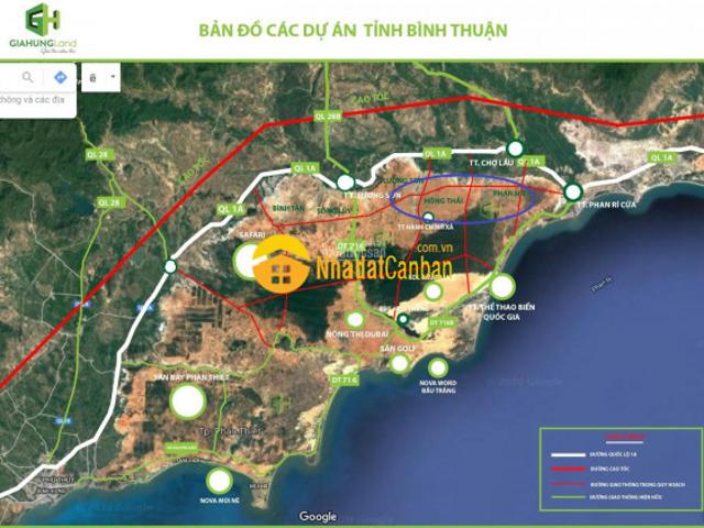 Bán lô đất ven biển bình thuận 6929m2 giá chỉ 75.000đm2, đón đầu cao tốc, sân bay phan thiết