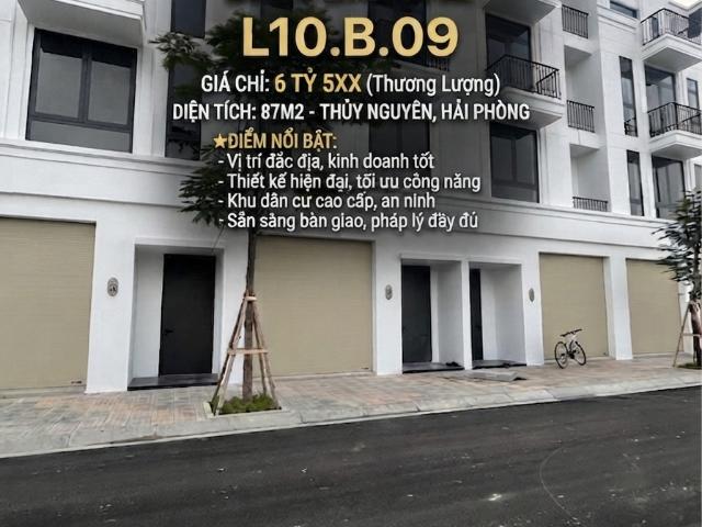 Bán liền kề 4 tầng Vlasta Thủy Nguyên, 6 tỷ, 87m2, có thang máy, 0566.194.952