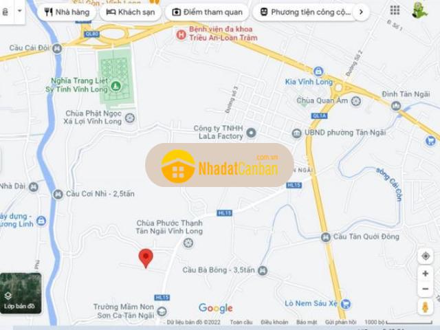 Bán nền biệt thự mini phường tân ngãi tpvl