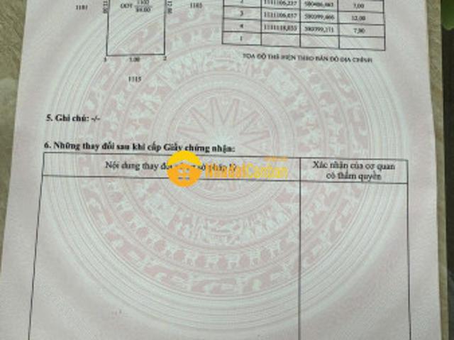 Bán nền chiều ngang rộng 7m có thổ cư lộ oto giá dưới 1,5 tỷ