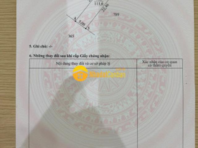Bán nền thổ cư 5x22 mt đan 3m cách nguyễn văn nhiều 19m tại bình lãng tân trụ long an