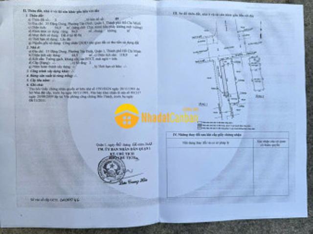 Bán nhà mt số 35 đặng dung phường tân định quận 1 94m2 shr 33 tỷ lh0938627