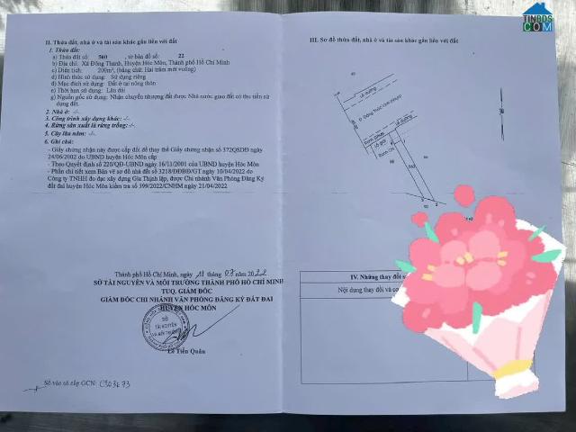 Bán Nhà Mặt Tiền Đặng Phúc Vịnh – Tuyến Đường Đẹp Nhất Hóc Môn