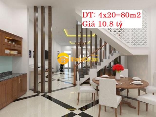Bán nhà mặt tiền trương công định phường 8, hướng tây bắc