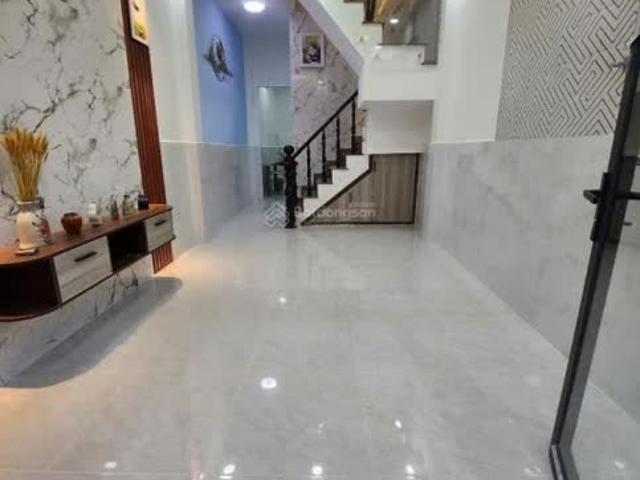 Bán nhà mặt tiền 3 tầng đúc kiên cố đường nhựa tại Mễ Cốc, 4,58 tỷ, 44m2, 4PN, 3WC cực chất