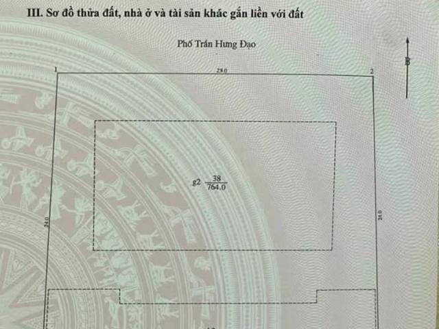 Bán nhà mặt phố Trần Hưng Đạo 764m2 MT: 28m giá rẻ