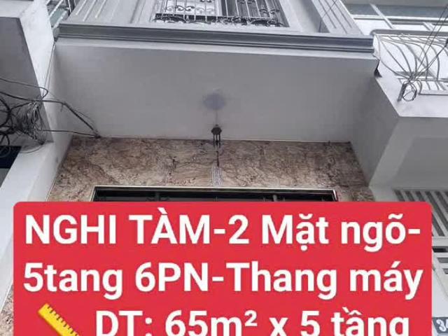 Bán nhà Nghi Tàm 2 Mặt ngõ – 5 tầng 6PN THANG MÁY – Nhà đẹp full nội thất 15 tỷ