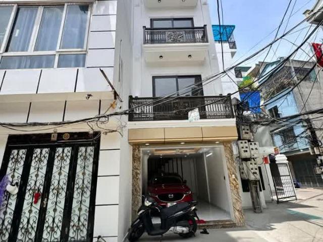 Bán nhà cạnh trường THCS Dương Văn Bé 45mx5 tầng thang máy, ô tô vao nhà kinh doanh tốt, 2 mặt ô tô
