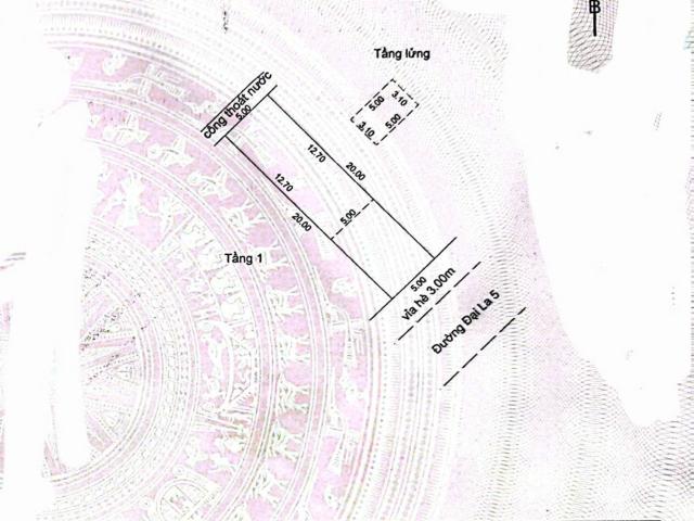 Bán nhà gác lửng mặt tiền đường ĐẠI LA 5 View trực diện công viên