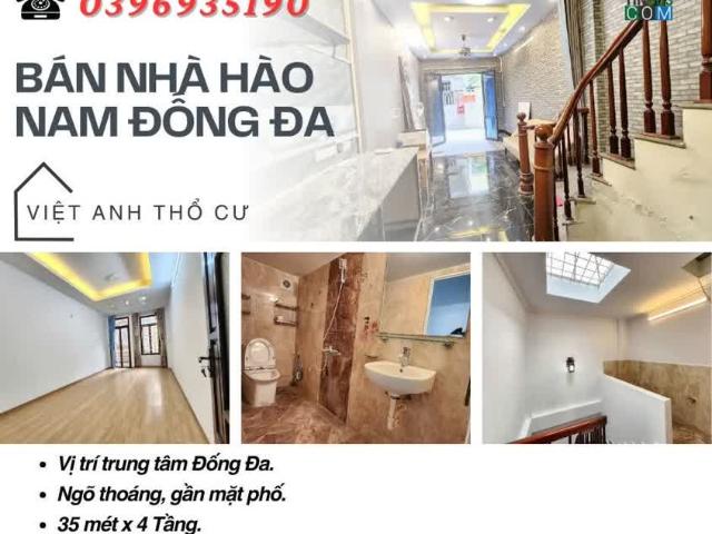 Bán nhà Hào Nam Đống Đa, Vị Trí Gần Mặt Phố, Nhà Dân Xây, 35mx4T, Giá: 7,48 Tỷ, Lh: 0396935