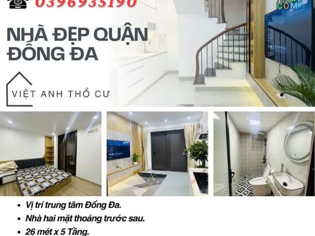 Bán nhà Hào Nam Đống Đa, Giá Hợp Lí, 20 Mét Ra Phố, 26mx5T, Giá: 5,6 Tỷ, Lh: 0396935