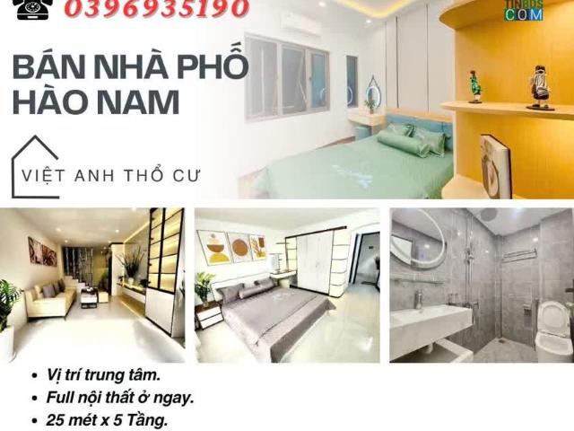 Bán nhà Hào Nam Đống Đa, Nhà Đẹp, Giá Đẹp, 25mx5T, Giá: 4.7 Tỷ, Lh: 0396935