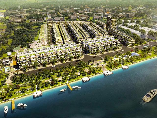 Bán Nhà Phố Bến Lức, 1 Trệt 2 Lầu Sân Thượng. Giá 3,3 Tỷ