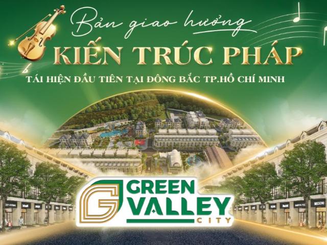 Bán nhà phố Dự án Green Valley City, trung tâm Tân Uyên