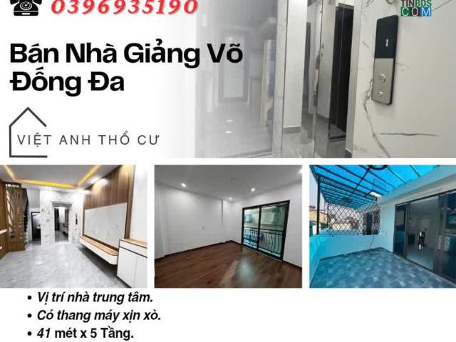 Bán nhà Phố Giảng Võ, Năm Tầng Thang Máy, Ba Gác Đỗ Cửa, 41mx5T, Giá: 10.1 Tỷ, Lh: 0396935