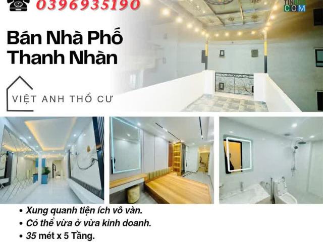 Bán nhà phố Thanh Nhàn, Ngõ Thông Kinh Doanh, Trung Tâm Quận, 35mx5T, Giá: 7 Tỷ, Lh: 0396935
