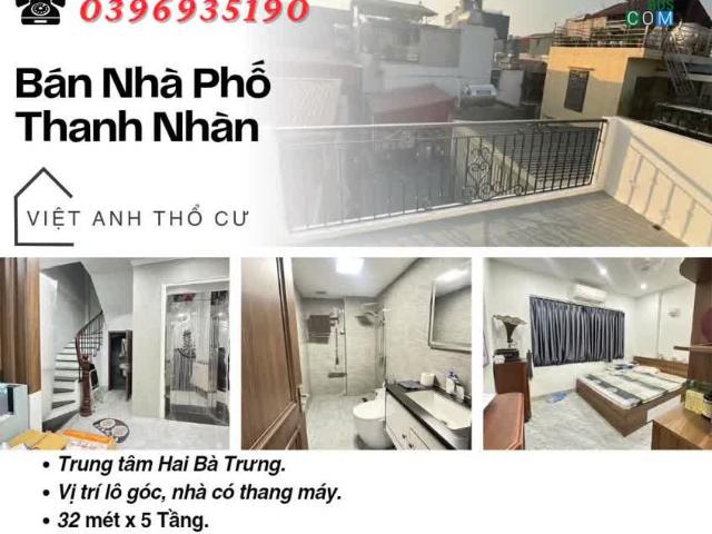Bán nhà phố Thanh Nhàn, Vị Trí Lô Góc, Tiện Ích Bạt Ngàn, 32mx5T, Giá: 7.7 Tỷ, Lh: 0396935