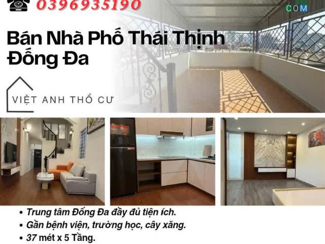 Bán nhà phố Thái Thịnh_Nội Thất Hiện Đại_Trước Nhà Thoáng Sáng_37mx5T_Giá: 7.45 Tỷ_Lh: 0396935