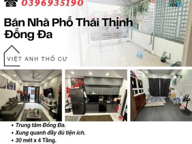 Bán nhà phố Thái Thịnh_Ngõ Hơn 3 Mét_Nhà Đẹp Full Nội Thất_30mx4T_Giá: 6.4 Tỷ, Lh: 0396935