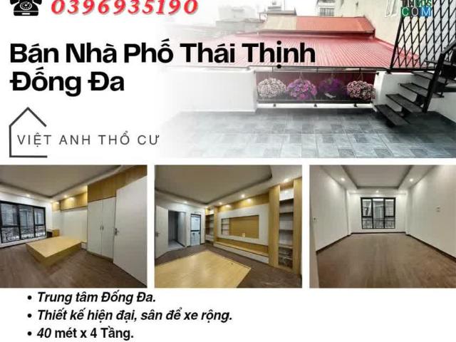 Bán nhà phố Thái Thịnh_Thiết Kế Hiện Đại_Sân Để Xe Rộng_40mx4T_Giá: 7.2 Tỷ, Lh: 0396935