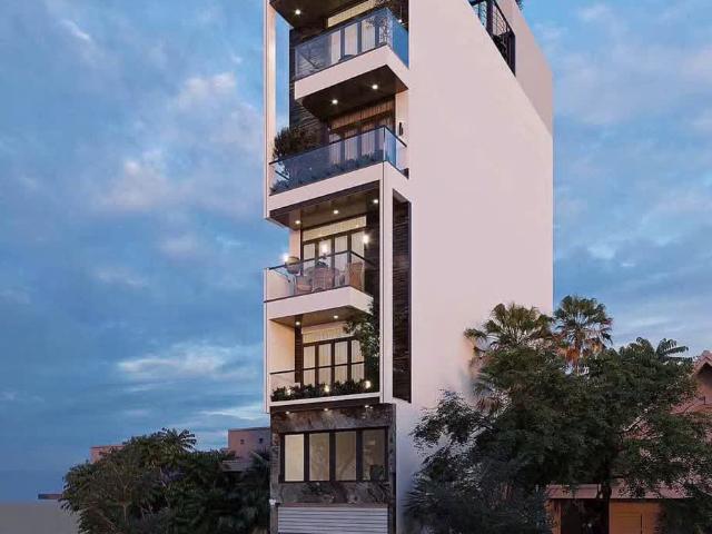 Bán nhà Phố Trạm Long Biên. Thang Máy, Kinh Doanh, cách 1 nhà ra Phố. 60m x 8T