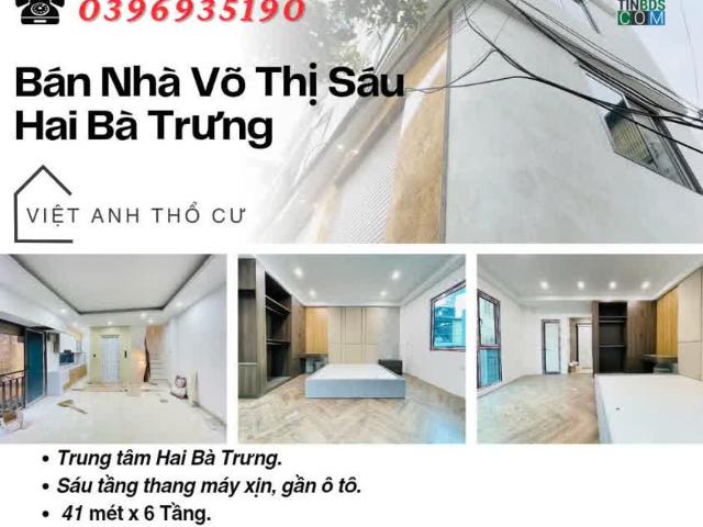 Bán nhà phố Võ Thị Sáu, Nhà Mới Thang Máy, Gần Mặt Phố, 41mx6T, Giá: 9.5 Tỷ, Lh: 0396935