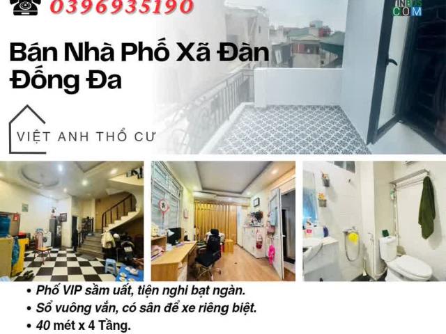 Bán nhà phố Xã Đàn_Full Nội Thất_Sổ Vuông Vắn_40mx4T_Giá: 7.3 Tỷ_Lh: 0396935