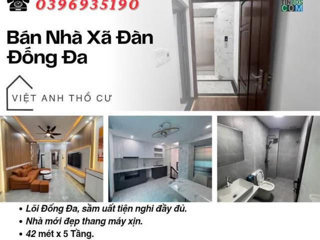 Bán nhà phố Xã Đàn_Nhà Mới Ở Ngay_Thang Máy Xịn_43mx5T_Giá: 8.8 Tỷ_Lh: 0396935