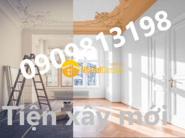 Bán nhà q1 c4 2pn tiện xây mới shr công chứng ngay