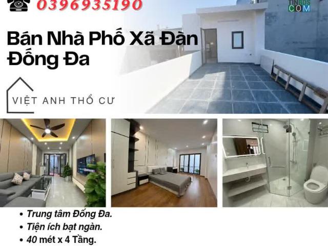 Bán nhà Xã Đàn_Lô Góc_Ba Mặt Thoáng_40mx4T_Giá: 7.5 Tỷ_Lh: 0396935