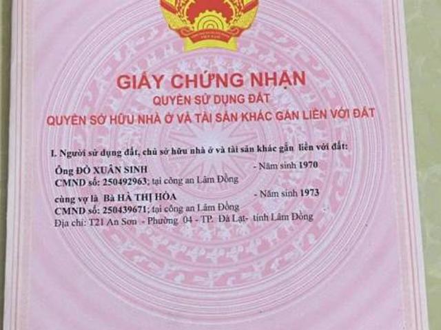 Bán nhà 2 mặt tiền đẹp Đường Triệu Việt Vương, Phường 4, Đà Lạt, Lâm Đồng