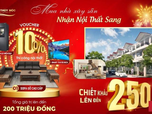 Bán nhà 3 tầng An Cựu, tặng 5 chỉ vàng 9999 và bộ nội thất