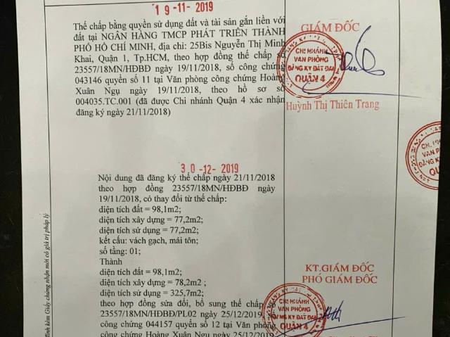 Bán nhà 414/28/9 Đoàn Văn Bơ, P. Khánh Hội, TPHCM. 99m2 SHR chỉ 9.8 tỷ. Lh: 0917873