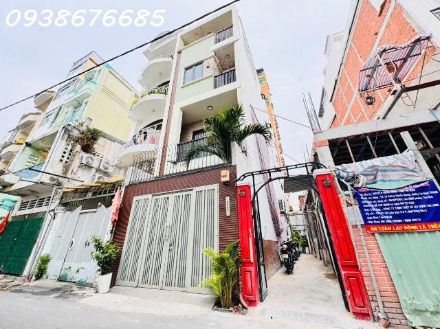 Bán nhà 5 tầng mặt tiền huyền quang, quận 1 hiếm vị trí 3 mặt tiền dt 4m*16m vuông đẹp chính chủ 0938676 giang xem nhà