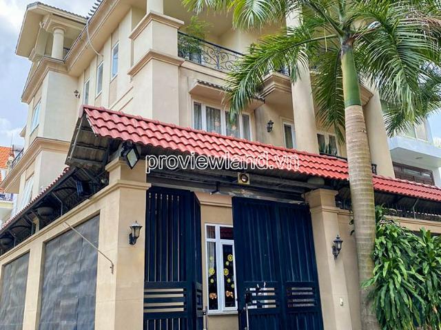 Bán nhanh biệt thự khu An Phú, Thủ Đức, 200m2 đất, 1 trệt + 3 lầu, 5PN, sổ hồng