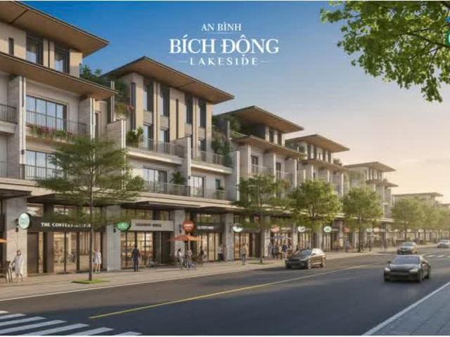 Bán shophouse Bích Động Lakeside Mặt đường 22m Gần TTTM Giá chỉ từ 68 triệu/m²