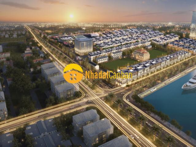 Bán shophouse lô góc 2 mặt tiền bích động lakeside 70 triệum² nút giao 2 trục chính