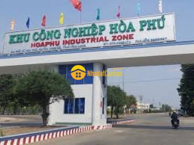 Bán đất 300.000m2 khu công nghiệp hòa phú, bàn giao cho tập đoàn lớn