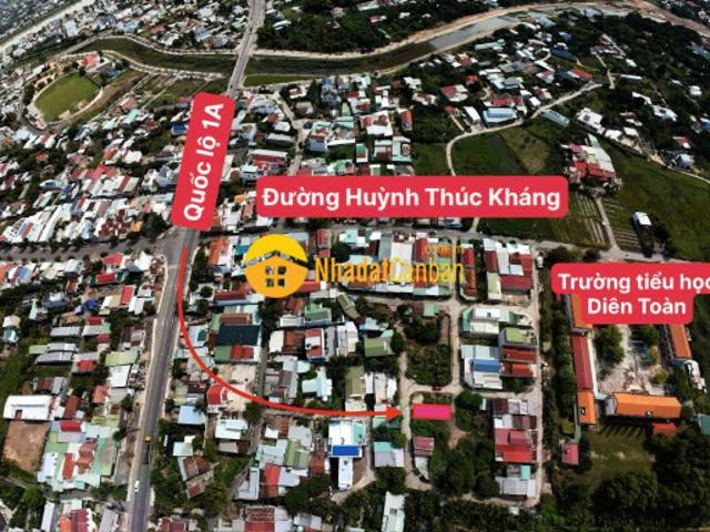 Bán đất tái định cư diên toàn diên khánh full thổ đường thông cạnh huỳnh thúc kháng