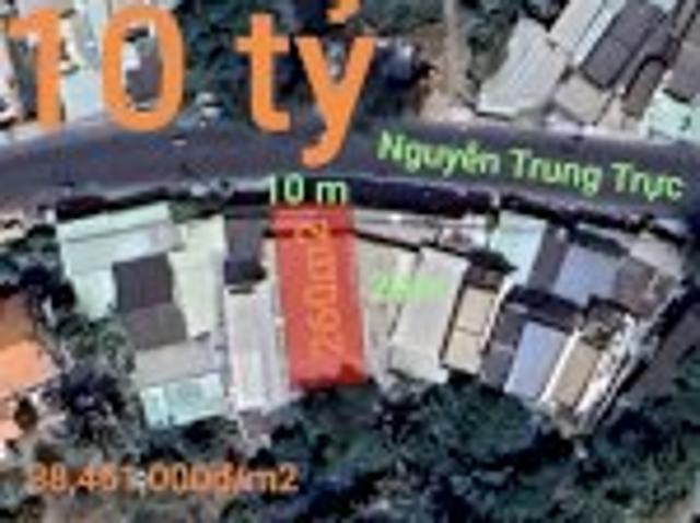 Bán Đất Thổ Cư Mặt Tiền Nguyễn Trung Trực Giá 10 Tỷ