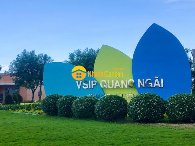 Bán đất vsip quảng ngãi trục chính bên hông vườn hoa 132m2 giá rẻ nhất thị trường