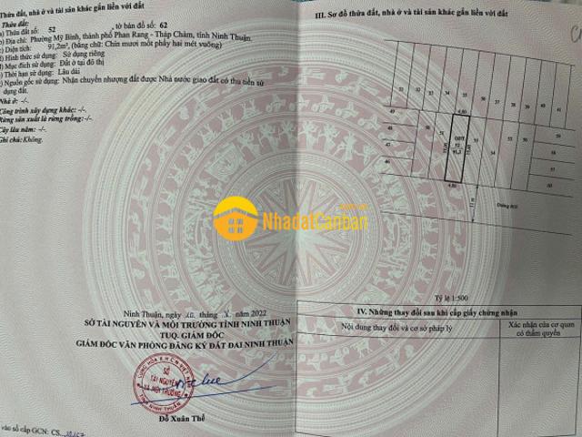 Bán đất khu k2 tại phan rang ninh thuận