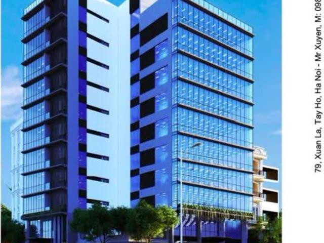 Bán Tòa Nhà Văn Phòng Mặt Phố Lạc Long Quân 444m2, 12 tầng, MT 14m Lô Góc Cho Thuê 13 tỷ/Năm