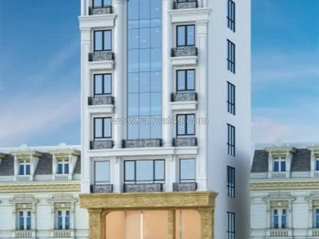 Bán tòa nhà VP Loại A 9 tầng mặt phố Hoàng Ngân_Nguyễn Thị Định. DT230m2, MT16m, Giá 135 tỷ